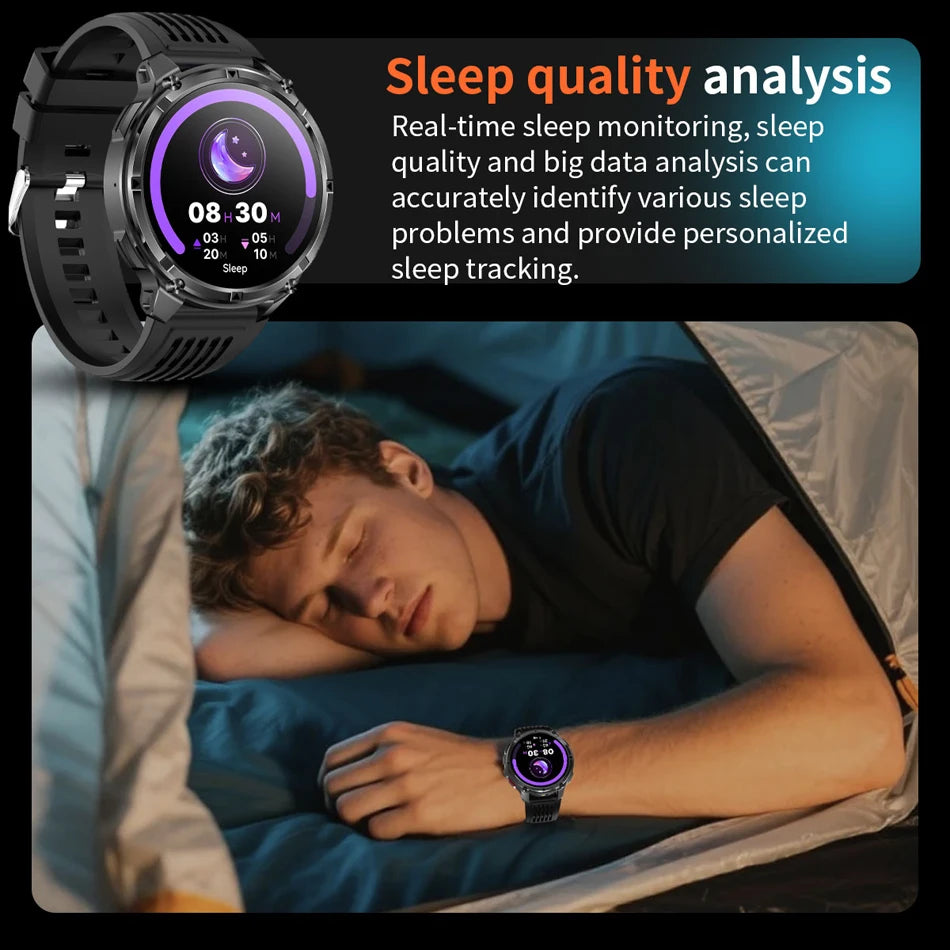 2026 T-Rex3 Pro Smart Watch 1100mAh GPS 5ATM Military Sports Compass Run