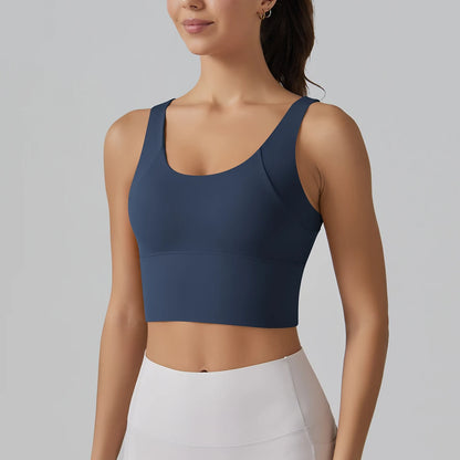 Women Athletic Sports Bra Shockproof Yoga Gym Running Workout Top