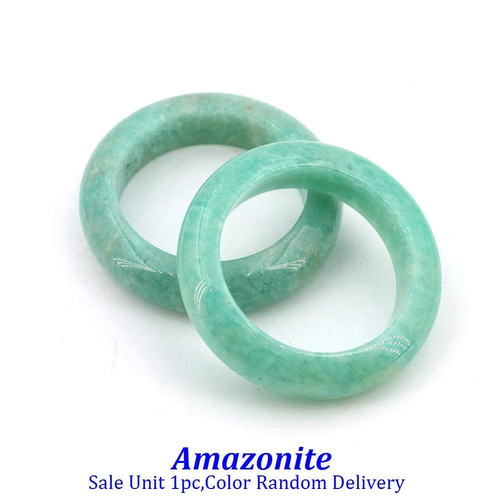 Crystal Rings – Natural Stone Reiki Healing Gem  Fashion Bridal Wedding Women Love Rings | Jewelry Accessories & Valentine’s Day Gift