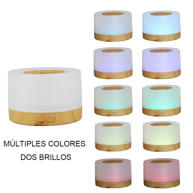 500ML Air Humidifier Essential Oil Diffuser | Mini Aroma Diffuser LED