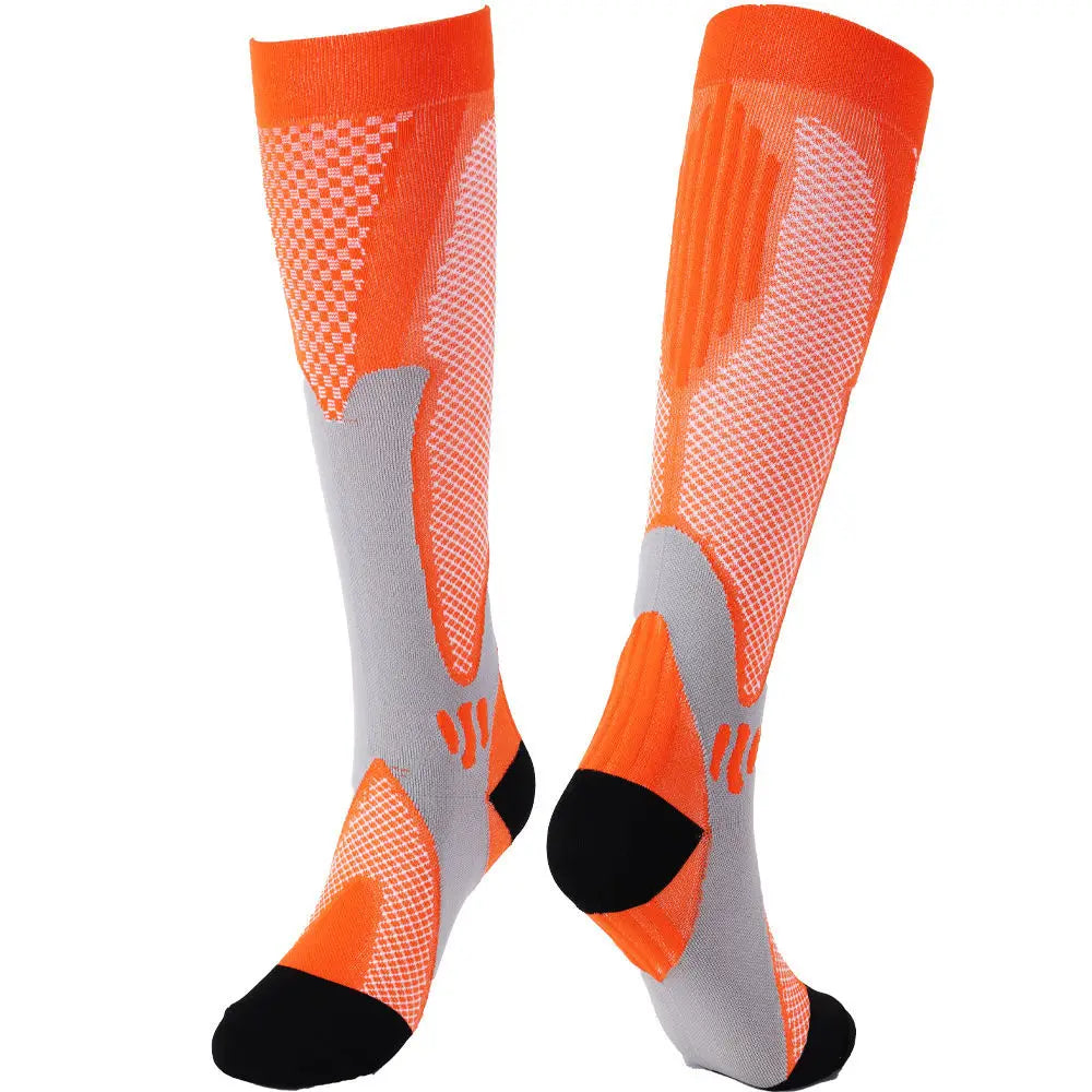 Womans Mens Running Compression Socks Unisex 20-30mmHg Sport Pain Relief Black