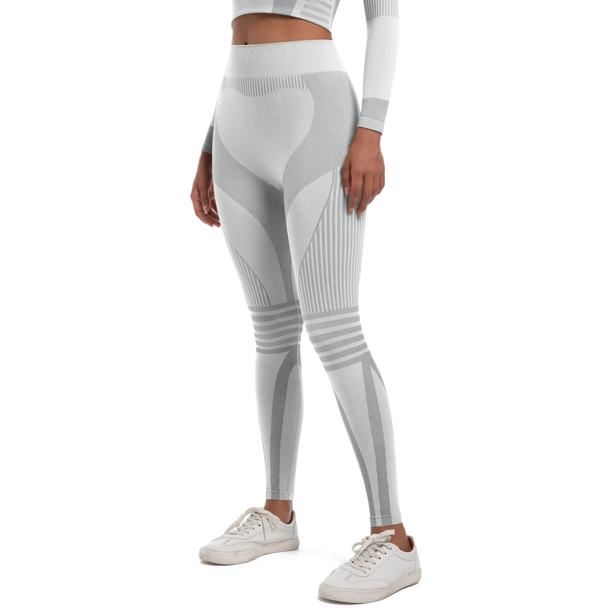 Contour Fit Leggings - Shaping Seamless Green