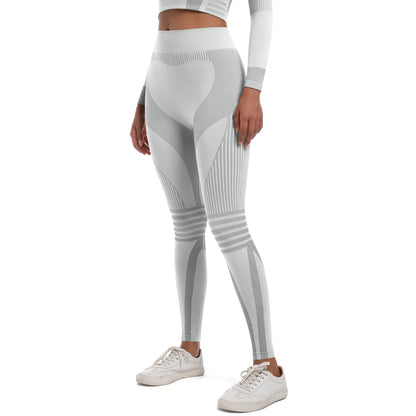Contour Fit Leggings - Shaping Seamless Green
