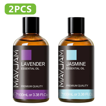 1MAYJAM Essential Oils 100ML Aromatherapy Pure Essential Oil for Diffuser Burner