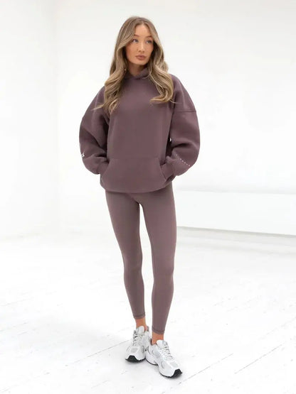 Womans Oversized Hip Hop Hoodie Printed Streetwear Sweatshirt Top