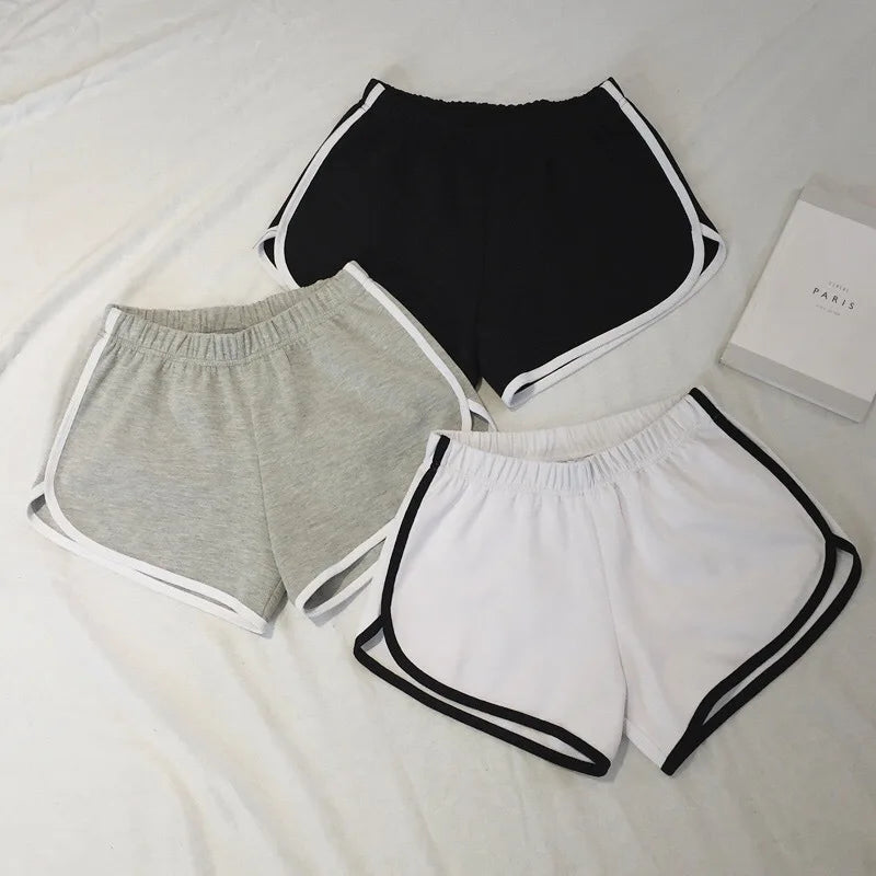 Women Running Shorts Quick Dry Gym Fitness Elastic Summer Sports Shorts