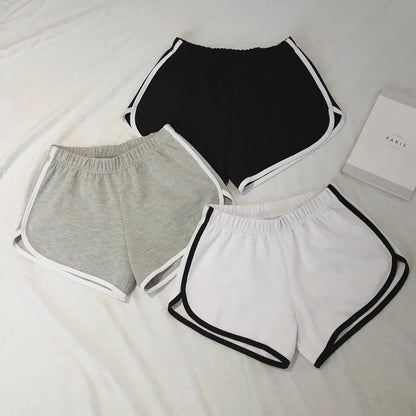 Women Running Shorts Quick Dry Gym Fitness Elastic Summer Sports Shorts