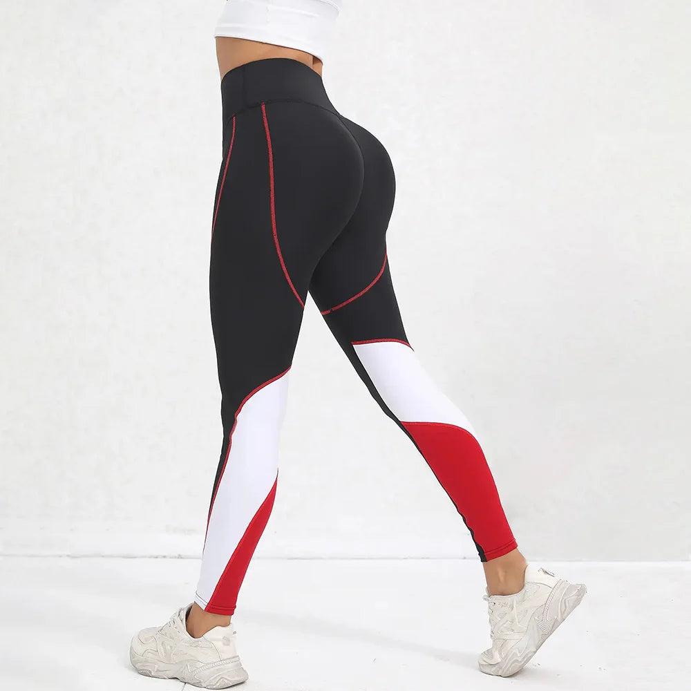 Sculpt & Flow Leggings - Seamless Colorblock