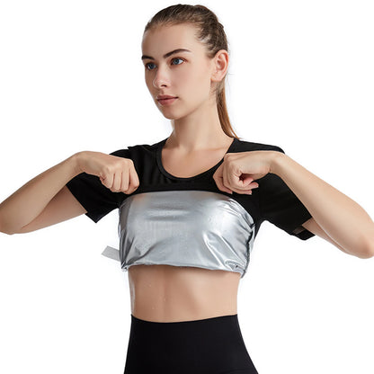 Women Sauna Sweat Workout Top | Weight Loss Shapewear Yoga Gym Shirt