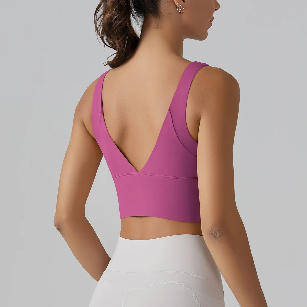 Women Athletic Sports Bra Shockproof Yoga Gym Running Workout Top