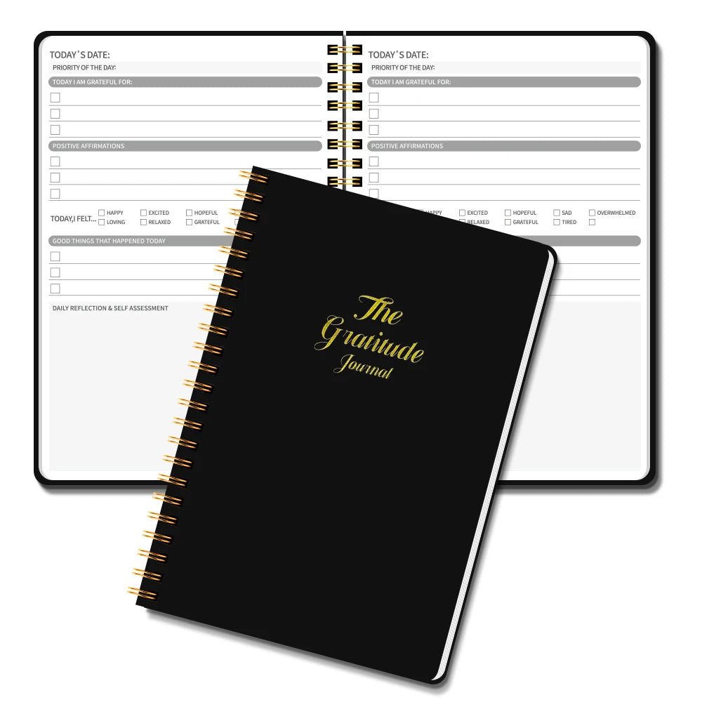 Gratitude Planner | Daily Mood Tracking Journal