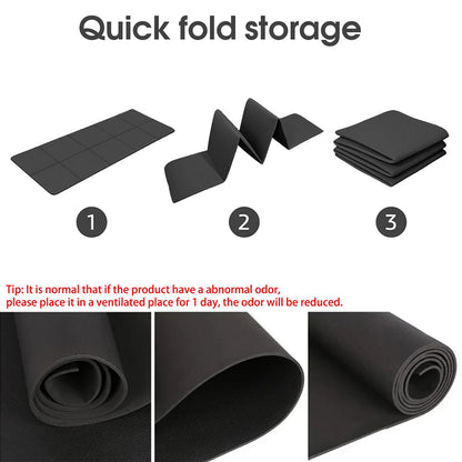 Foldable Yoga Mat | Eco Friendly EVA Travel Fitness Mat 3–6mm