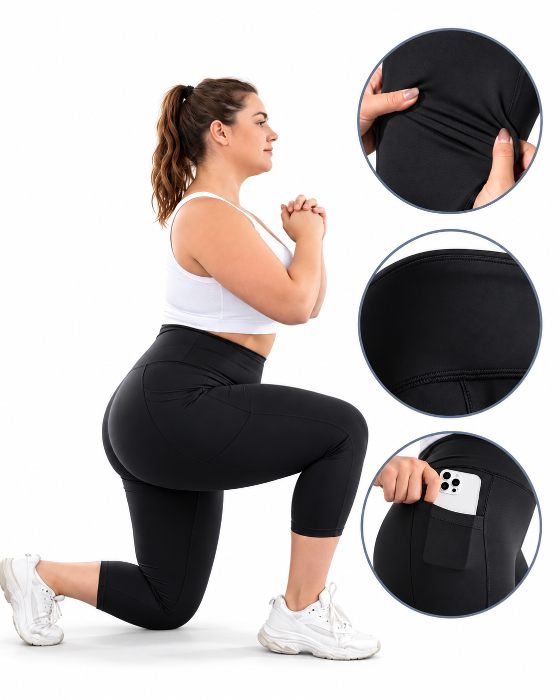 Full Form™ Move Easy Pocket Capri Leggings