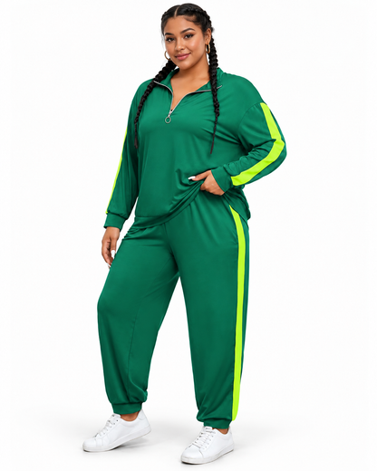 Full Form™ Side Stripe Half-Zip Set