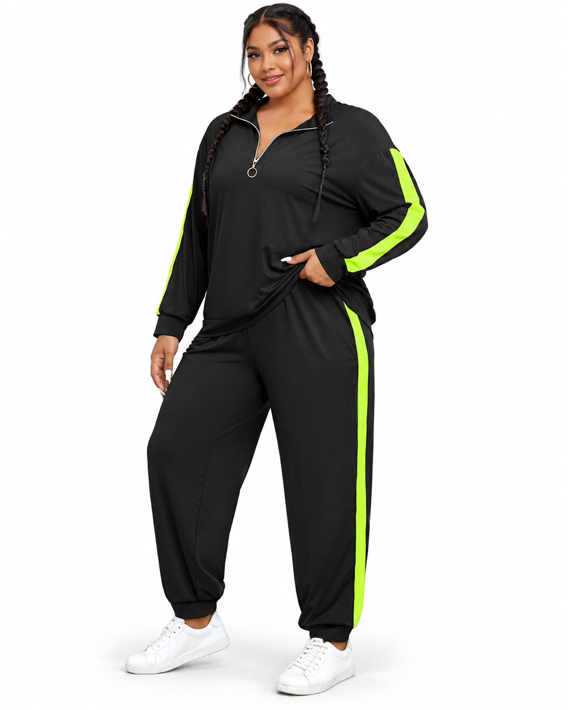 Full Form™ Side Stripe Half-Zip Set