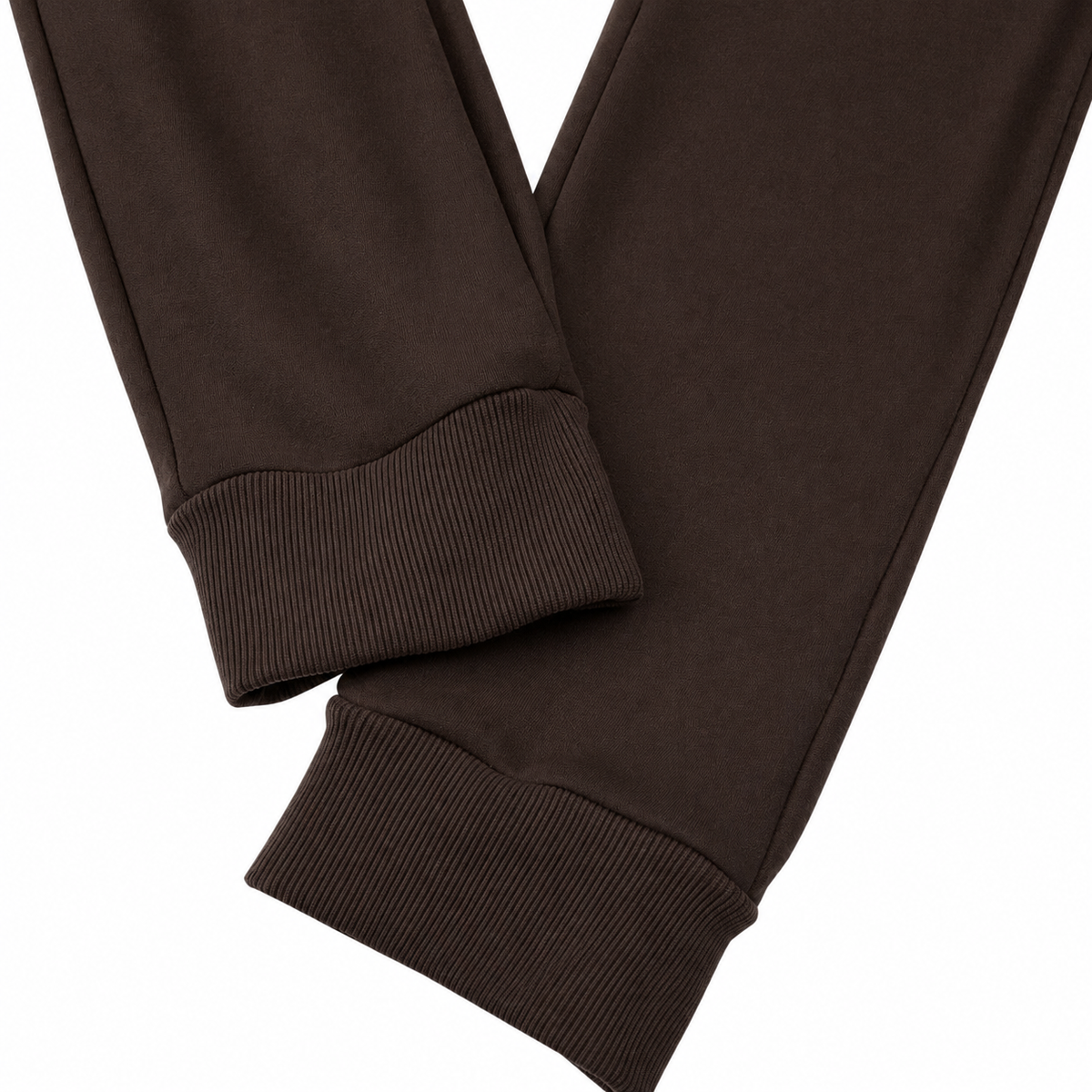 Mind Body and Soles Activewear dark brown leggings featuring ribbed cuffs from the Freedom Flow Studio Luxe 3-Piece Set