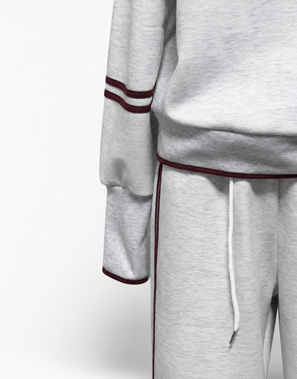 Studio & Street™ Signature Half-Zip Wide-Leg Set