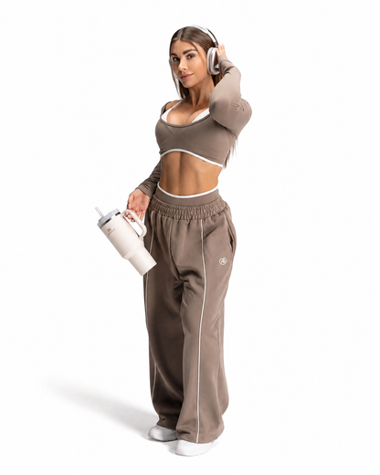 Studio & Street™ Wide-Leg Track Trousers